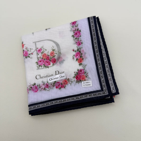 Christian Dior Vintage Unused Handkerchief