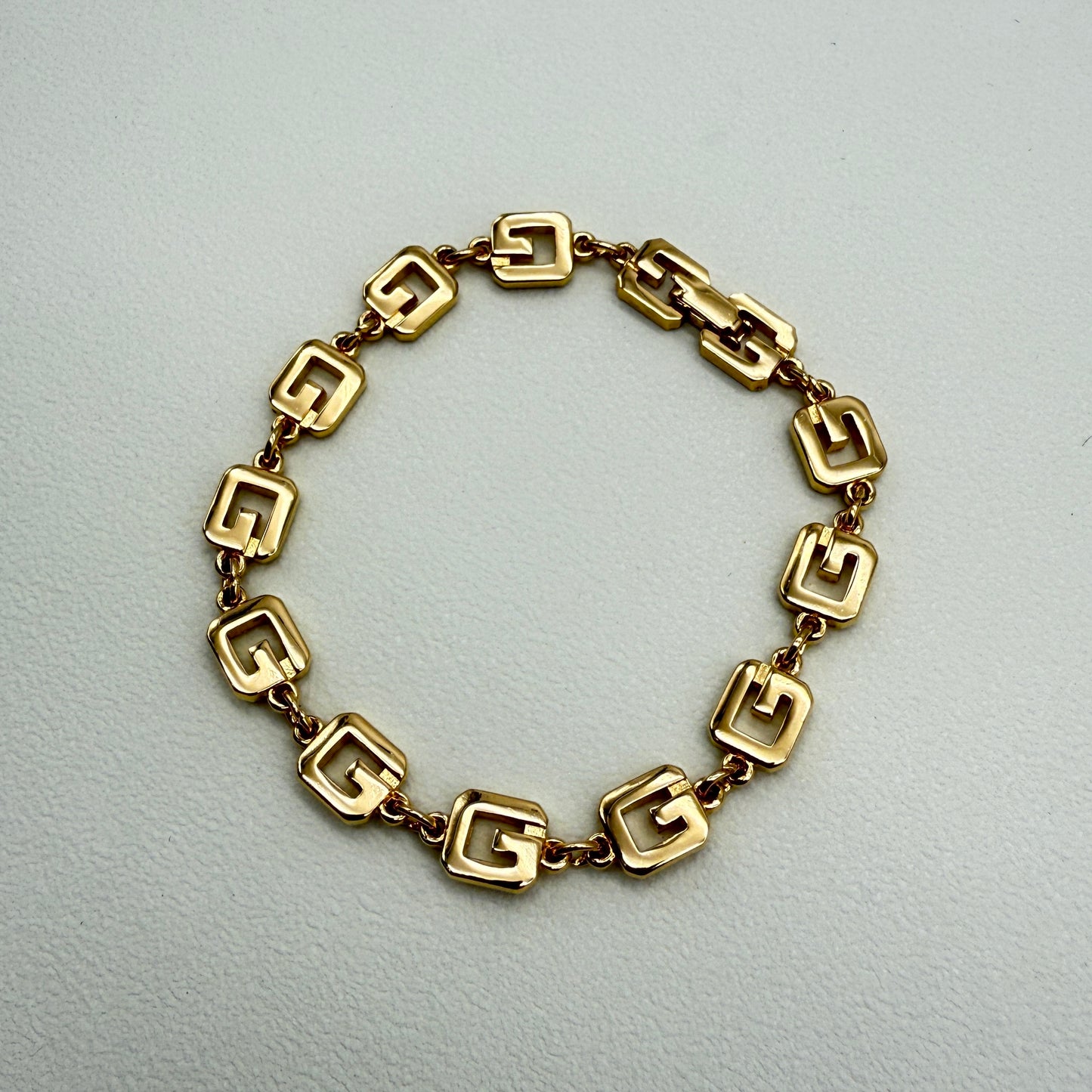 Givenchy Vintage G Logo Golden Bracelet