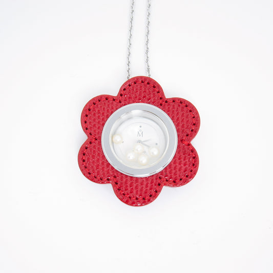 Mikimoto Vintage 3-way Pearl Pendant Watch with SV 925 Necklace