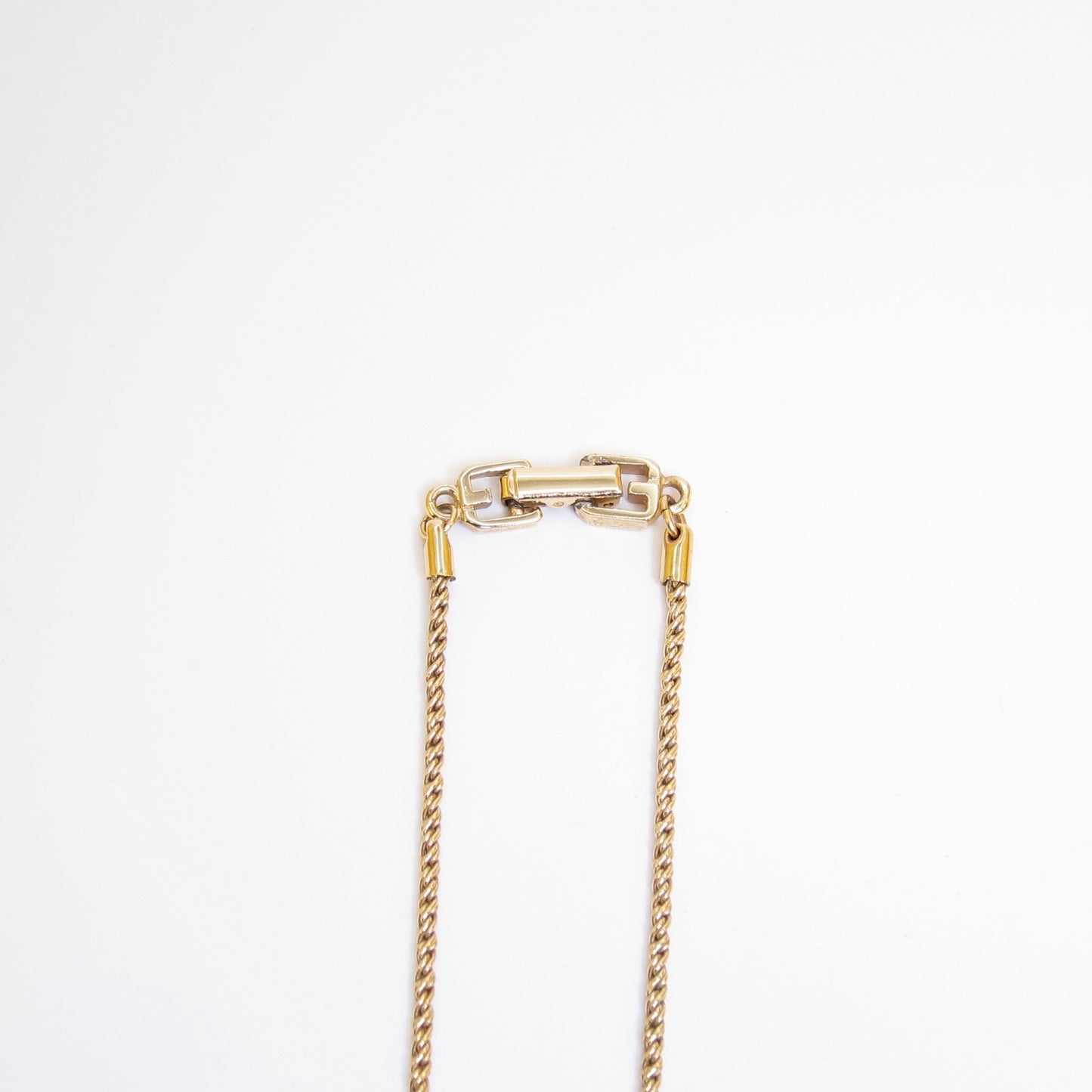 Givenchy Vintage Givenchy Logo Eiffel Tower Rhinestone Golden Necklace
