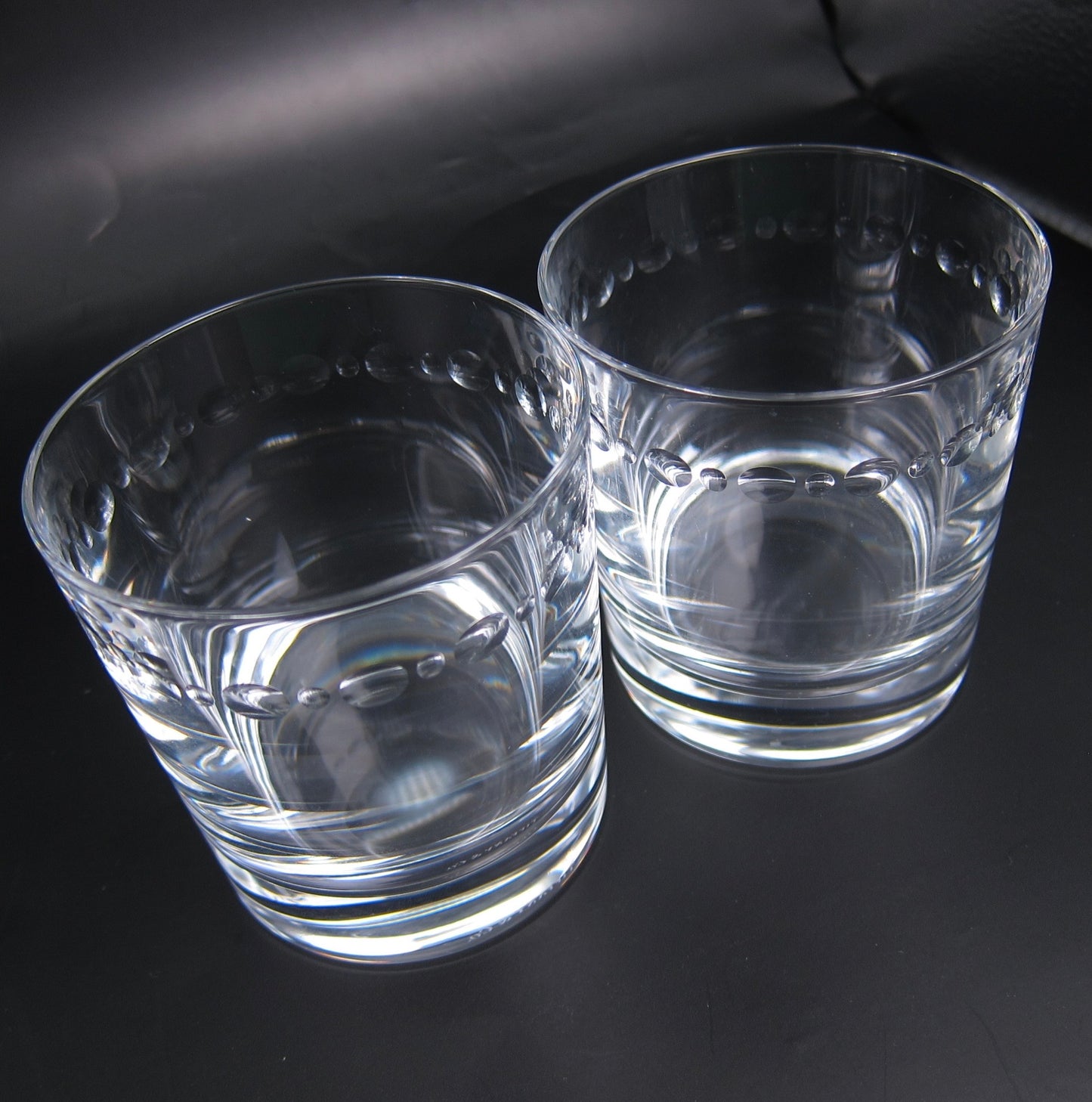 Tiffany Vintage Swing Crystal Rock Glasses Set of 2