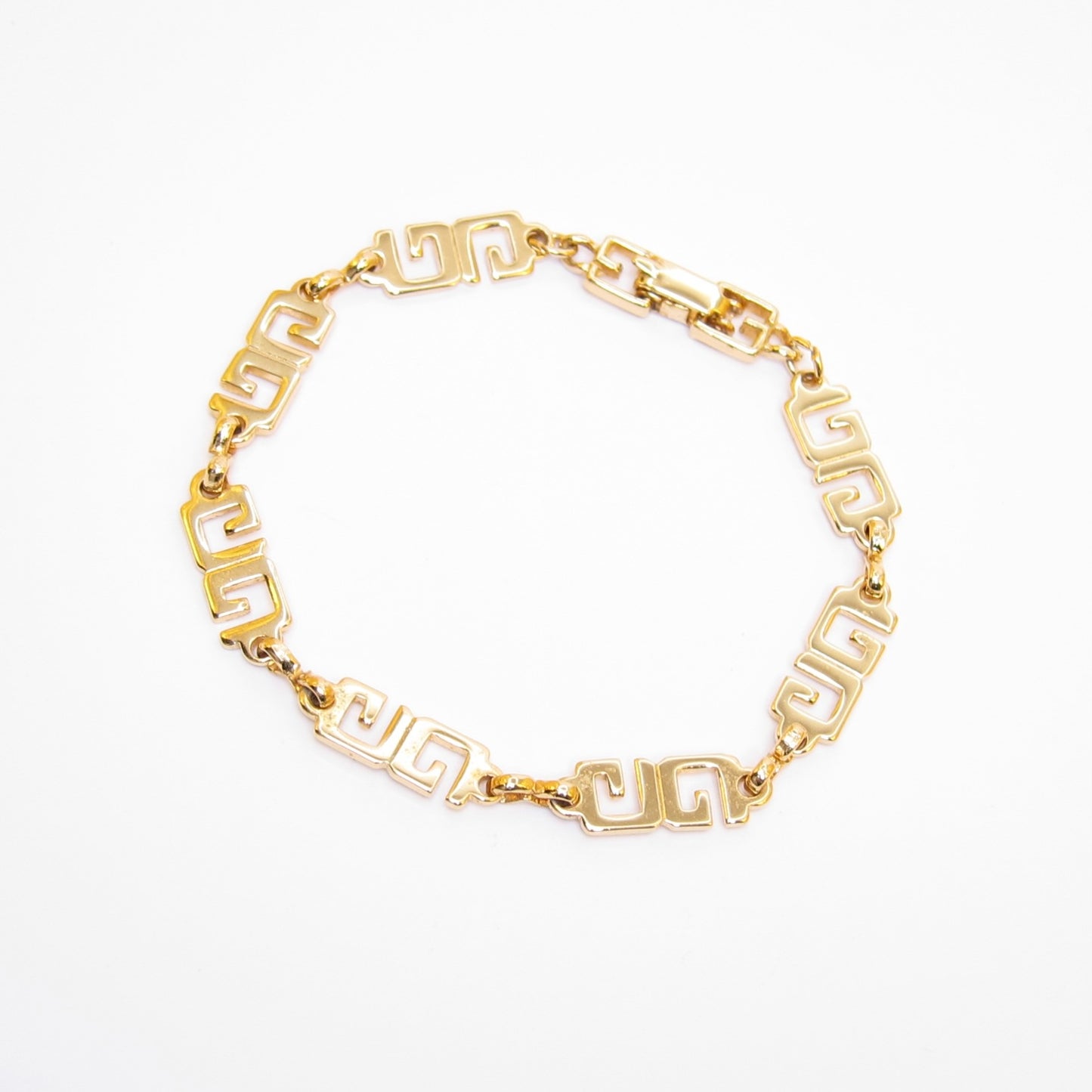 Givenchy Vintage GG Logo Golden Bracelet