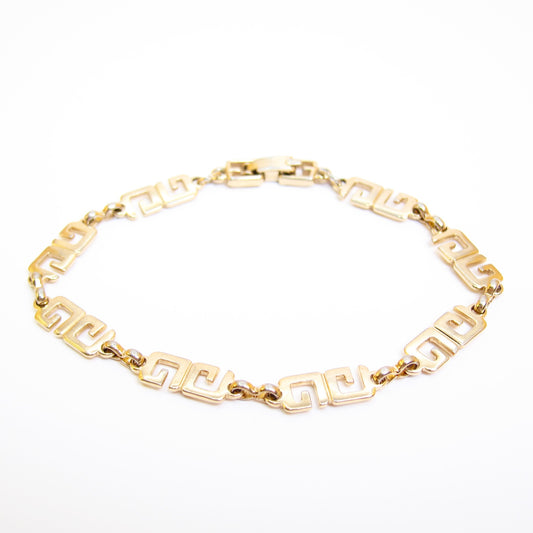 Givenchy Vintage GG Logo Golden Bracelet