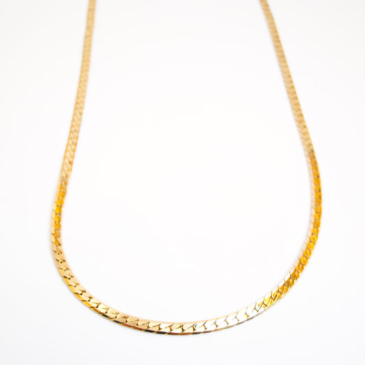 Yves Saint Laurent Vintage Stylish Golden Necklace