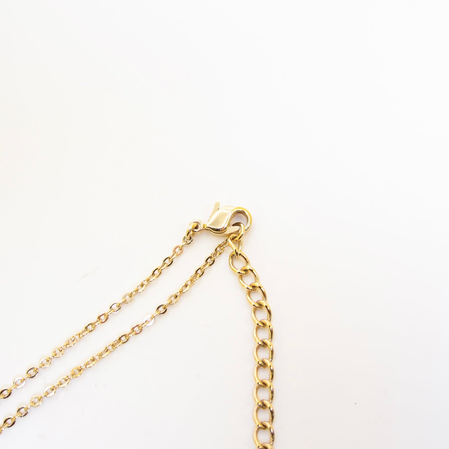 Burberry Vintage Check Drop Shape and Rhinestone Golden Necklace