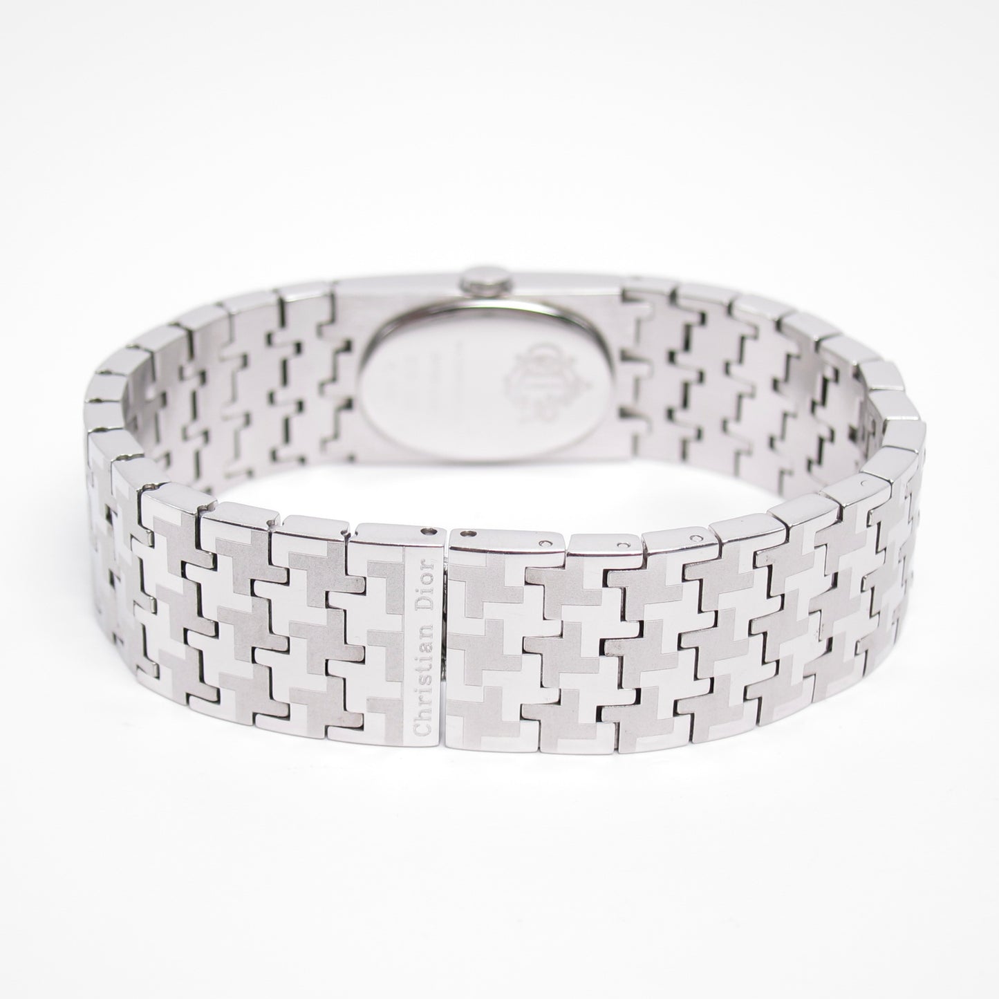 Christian Dior Vintage Miss Dior Black Face Silver Watch