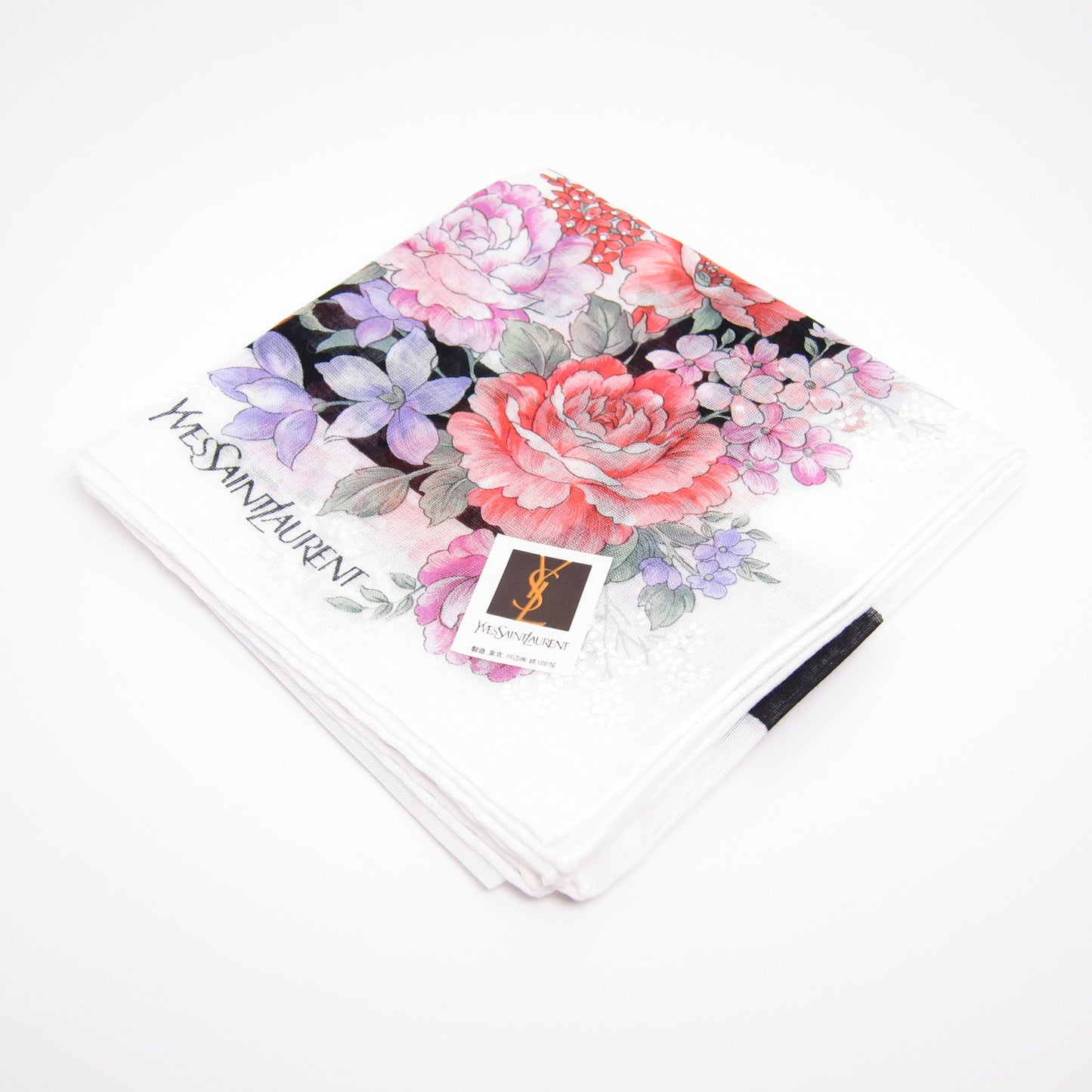 Yves Saint Laurent Vintage Unused Handkerchief