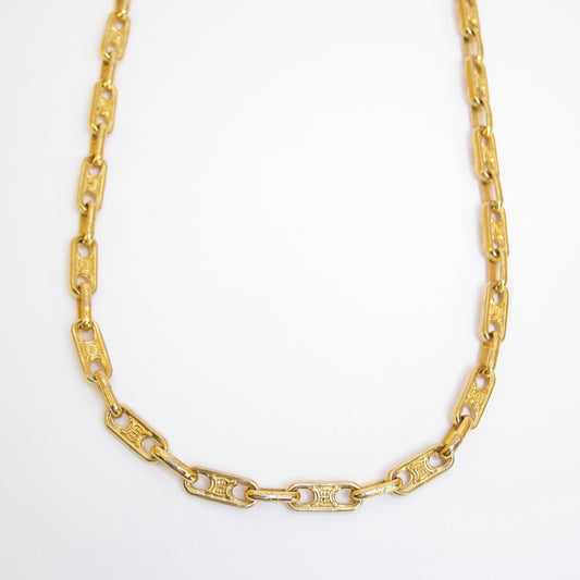 Celine Vintage Maillon Triomphe Long Chain Necklace