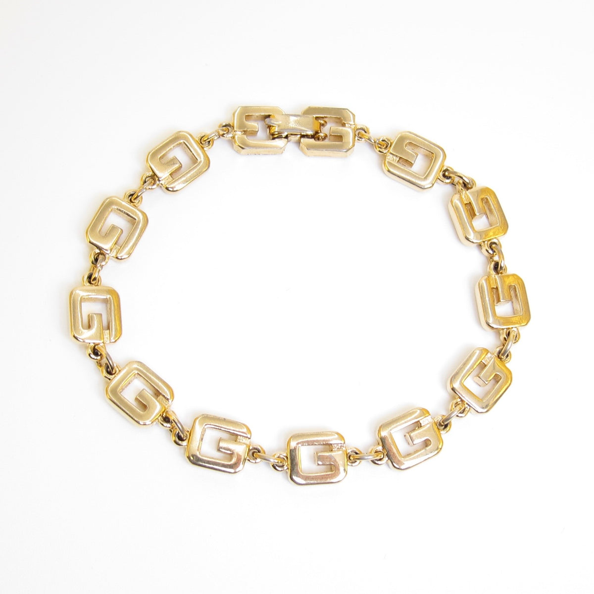 Givenchy 金色幾何鏈節手鏈
