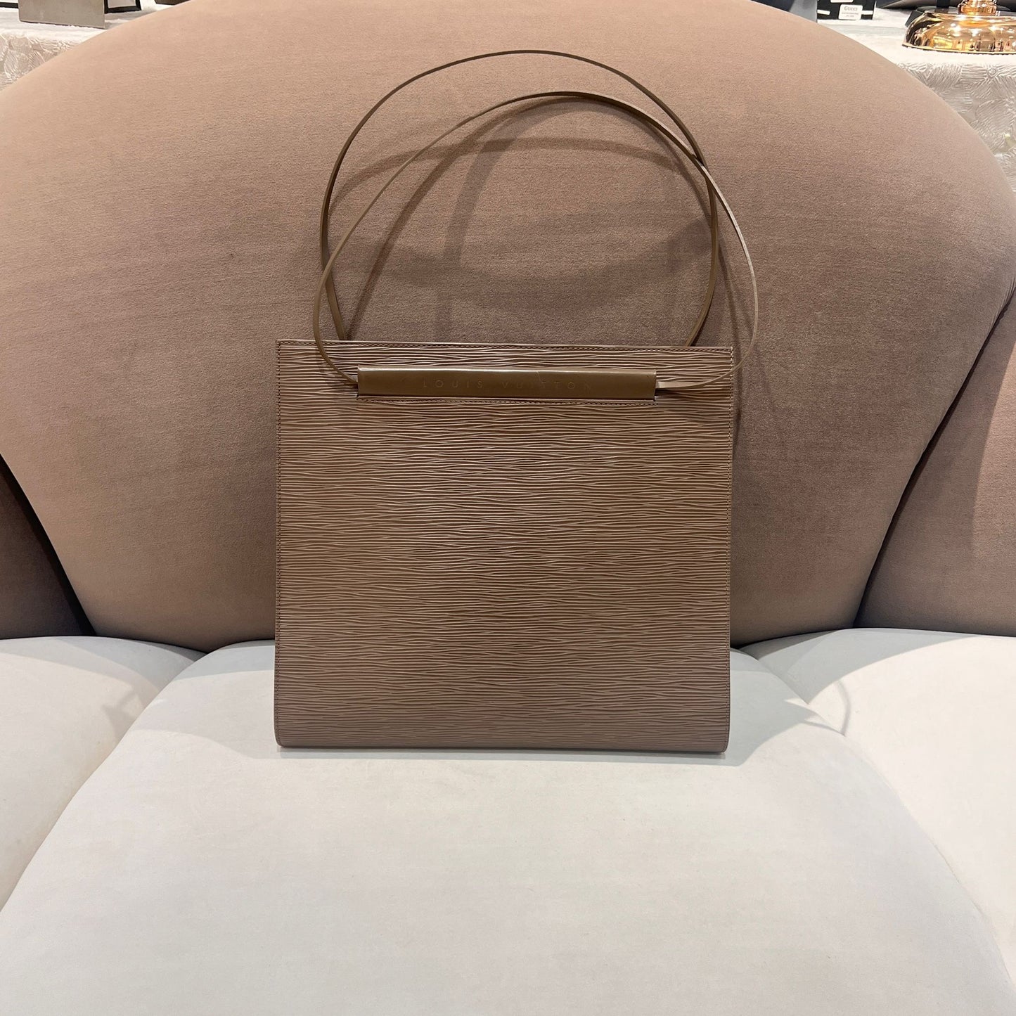 Louis Vuitton Vintage Epi Leather Beige Saint-Tropez Pepper Tote Bag