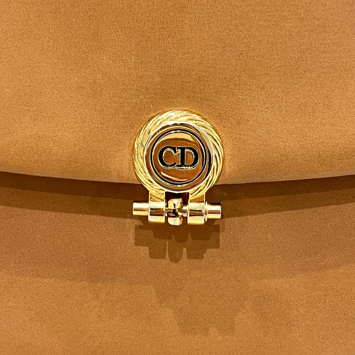 Christian Dior Vintage Beige Chain Shoulder Bag