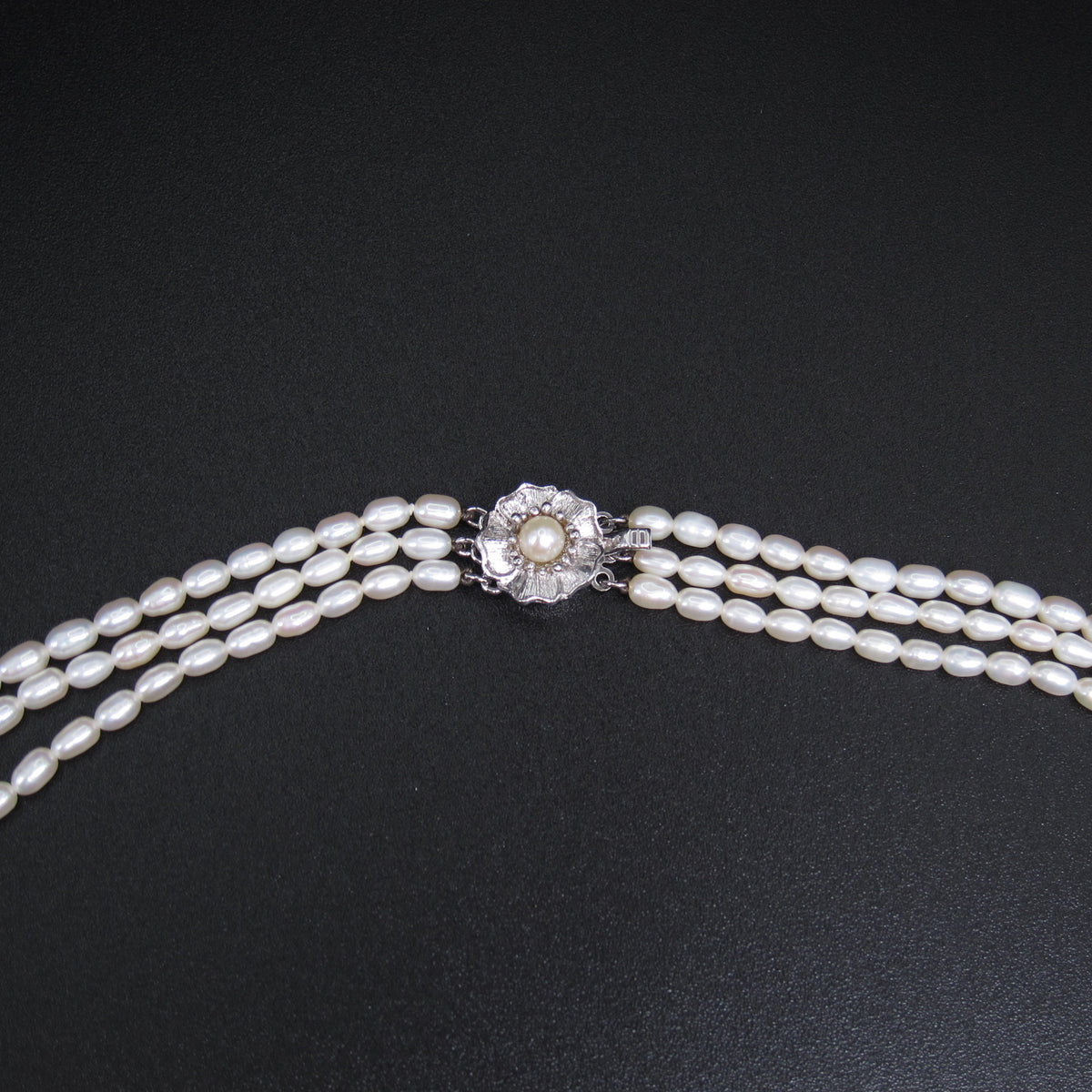 Vintage Freshwater Pearl Triple-Strand Necklace