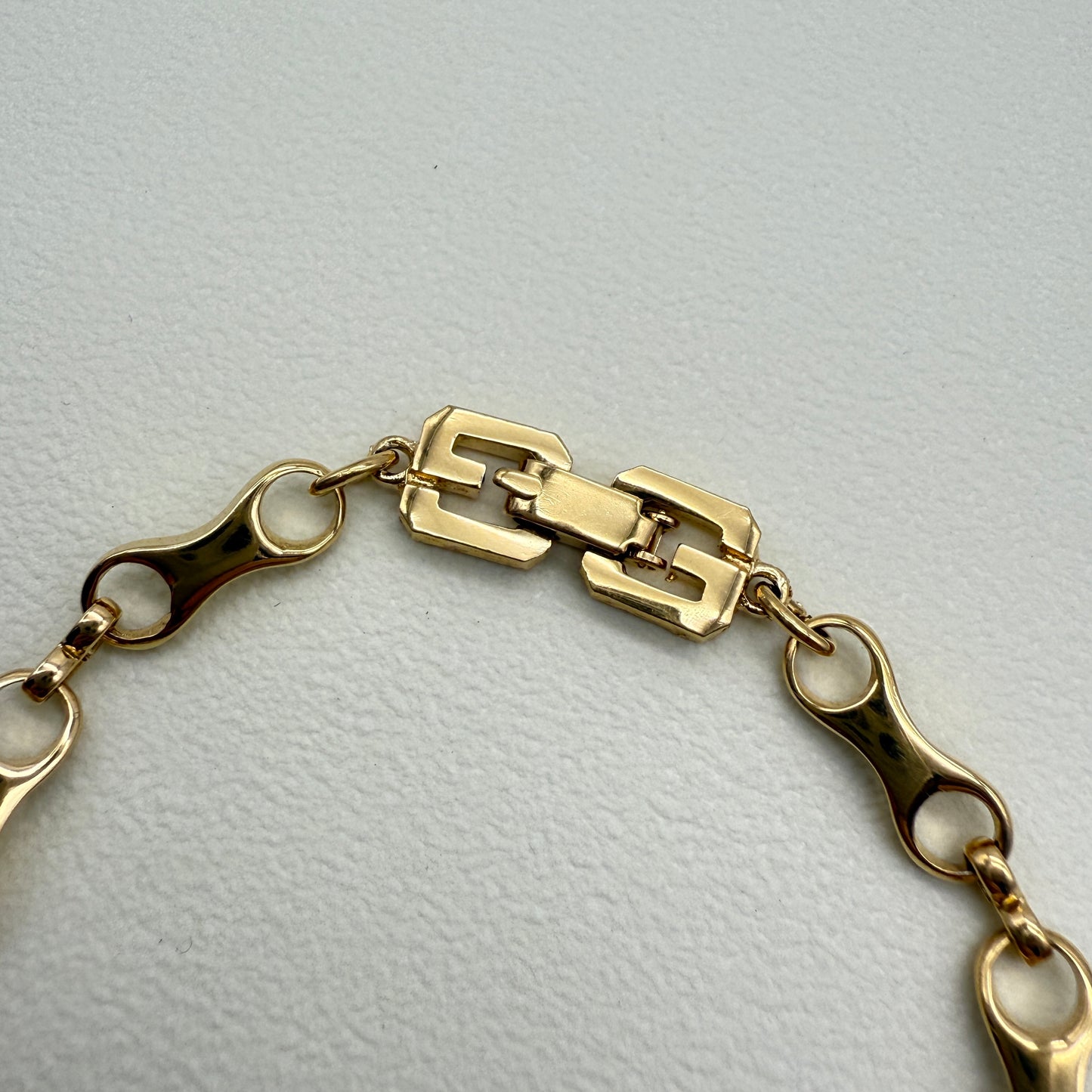 Givenchy Vintage Gg Logo Stylish Golden Bracelet