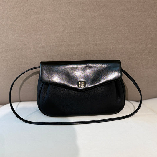 Givenchy Golden 4G Logo Black Shoulder Bag