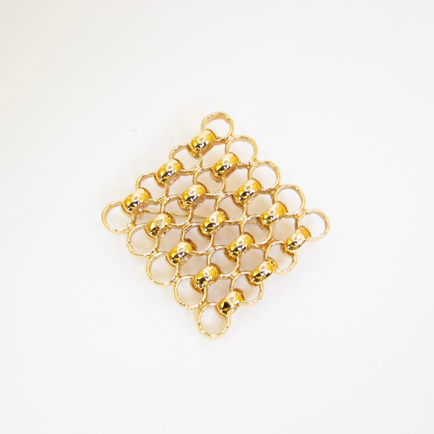 Ferragamo Vintage Stylish Golden Brooch