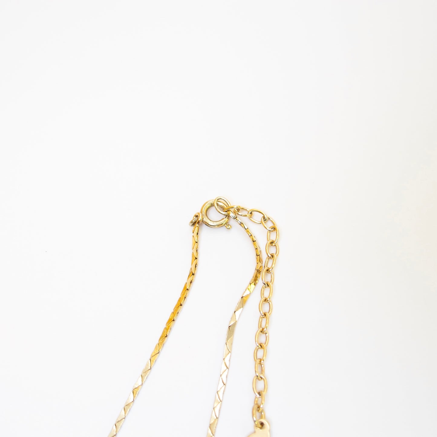 Christian Dior Vintage Dior Logo on Oval Shape Black and Rhinestone Golden Necklace