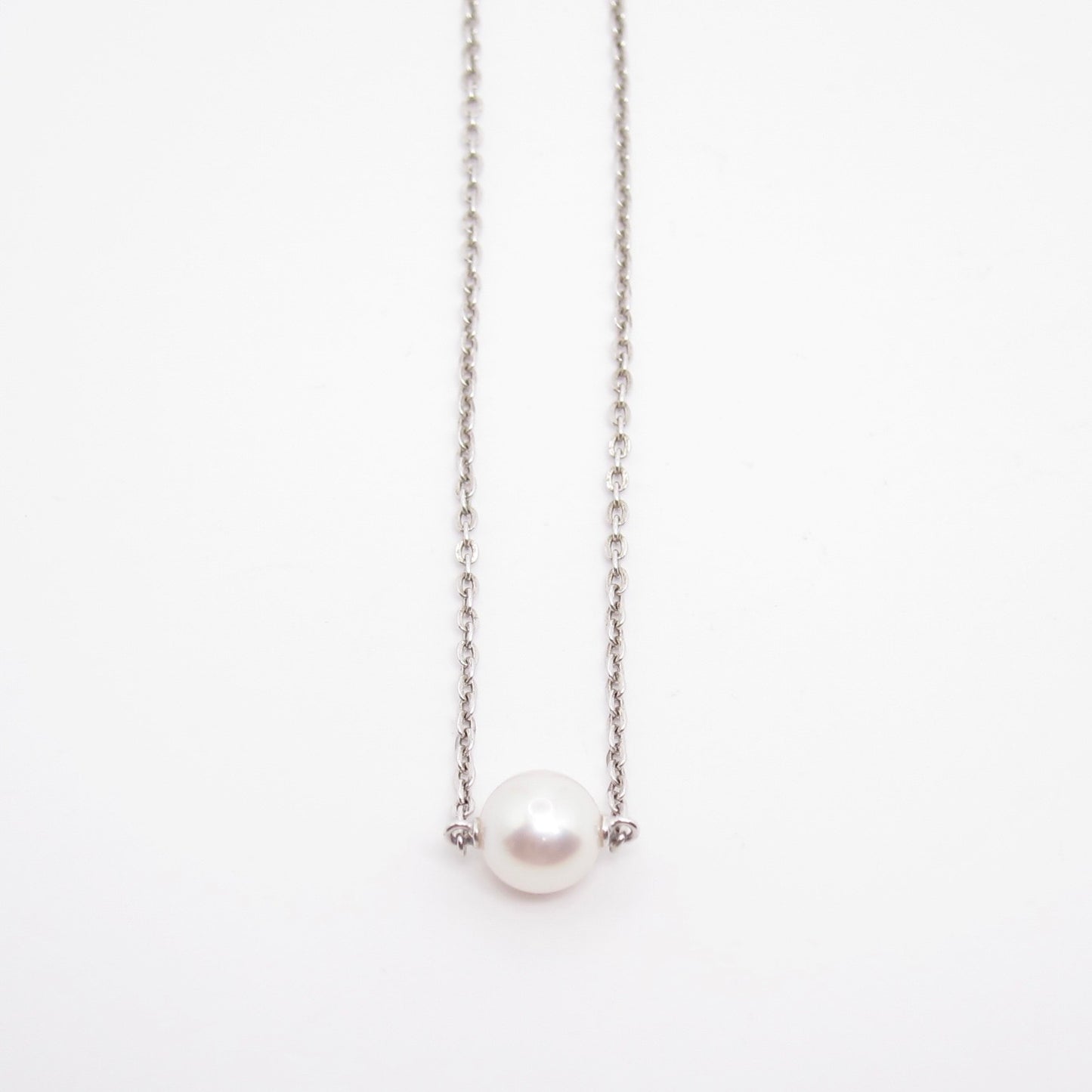Mikimoto Vintage Akoya Pearl Silver Necklace