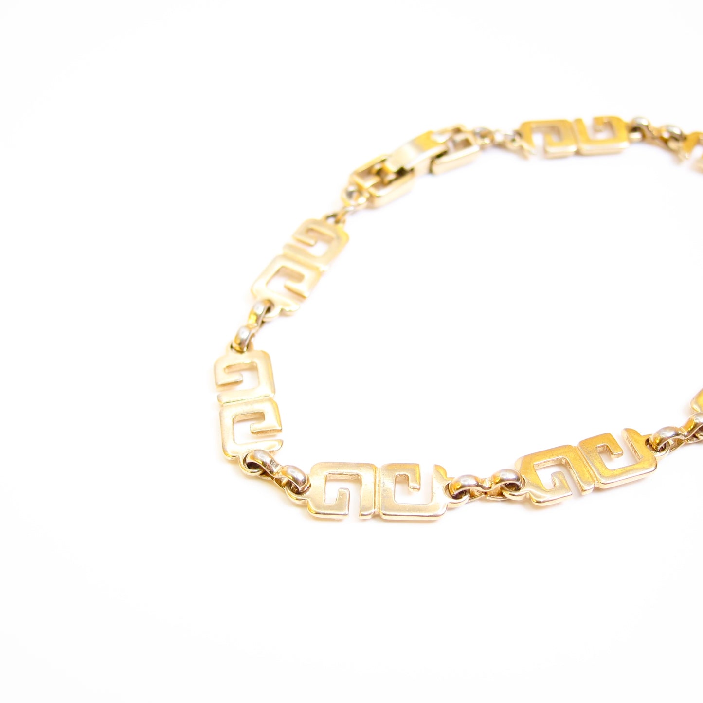 Givenchy Vintage GG Logo Golden Bracelet