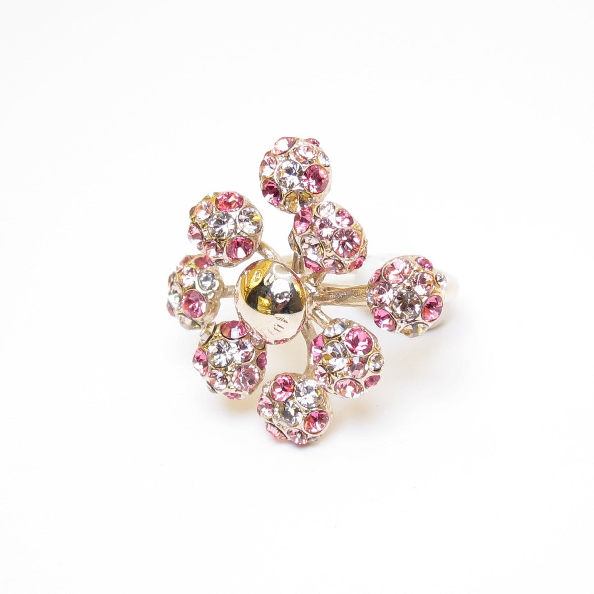 Louis Vuitton Vintage Mille Et Une Nuits Pink Color Stone Golden Ring
