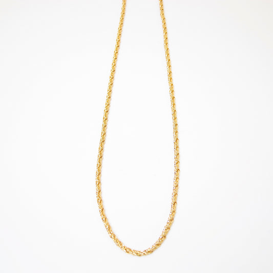 Christian Dior Vintage Stylish Golden Long Necklace