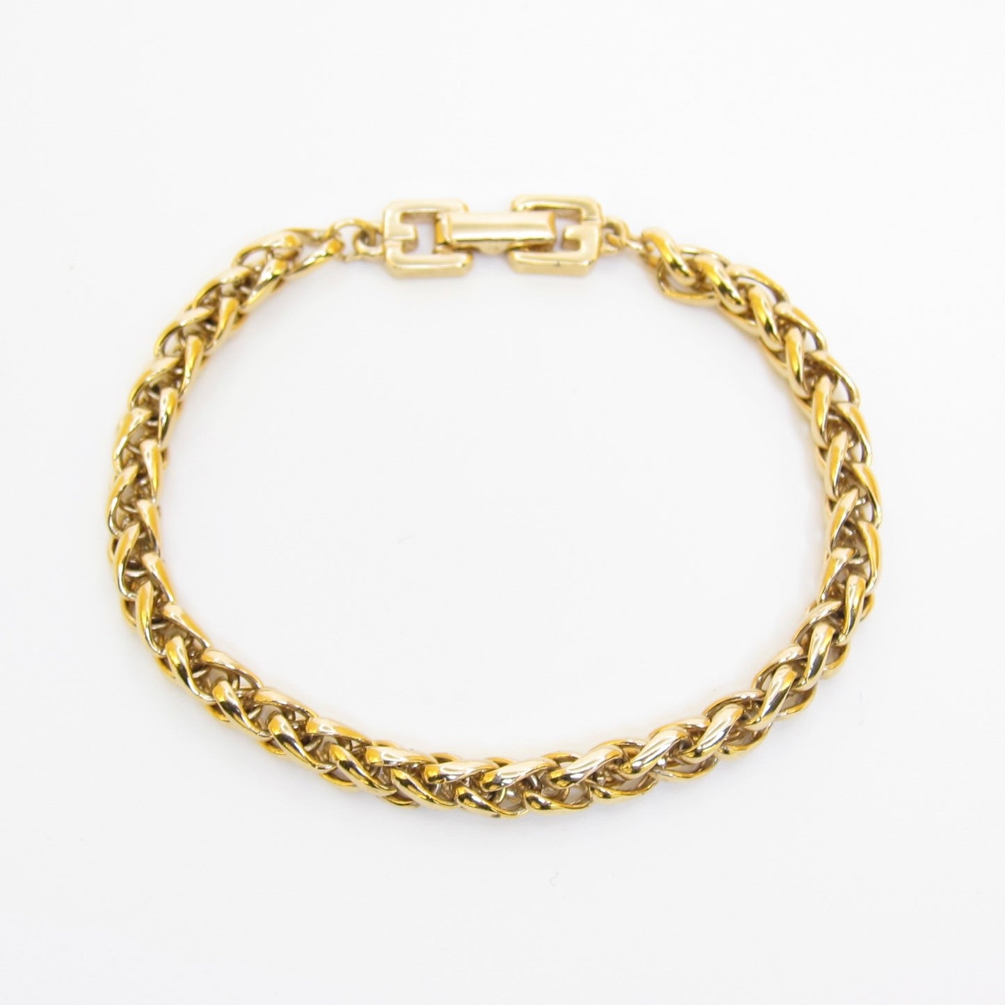 Givenchy Vintage Braided Chain Bracelet