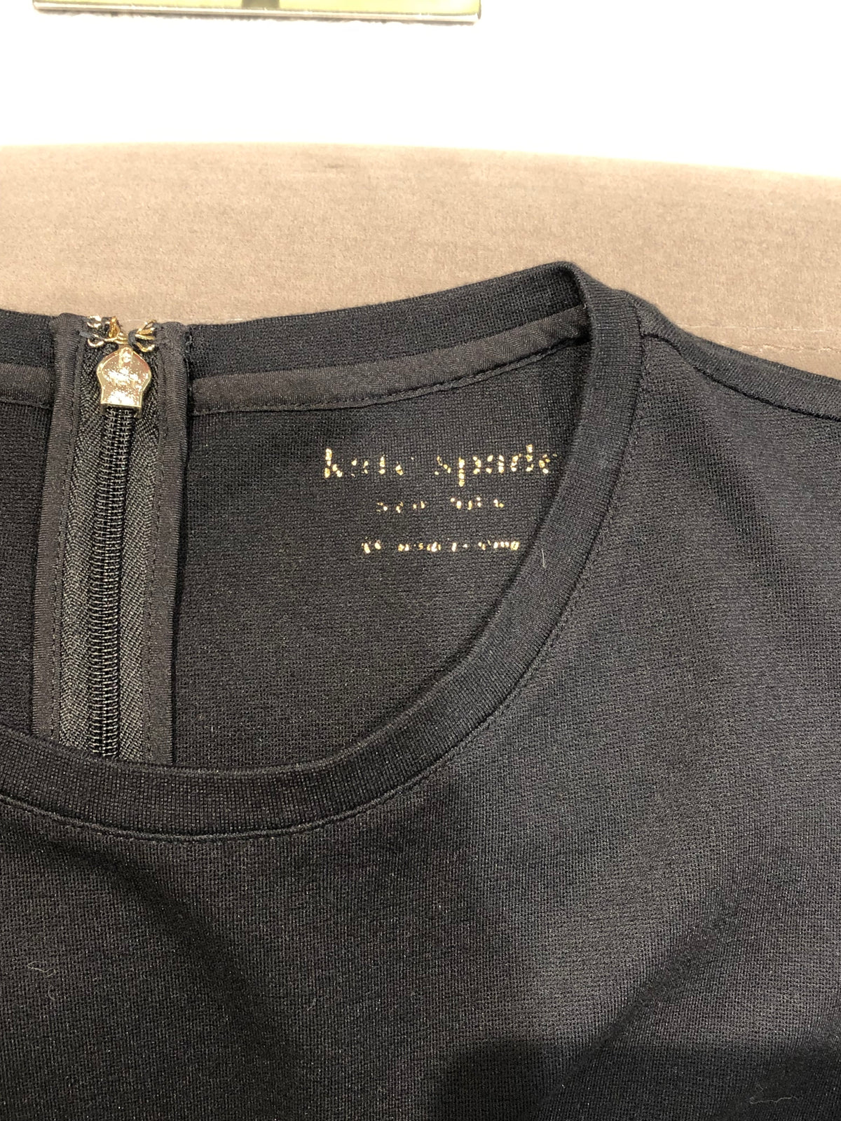 KATE SPADE Two Tone Ruffle Sleeve A Line Dress