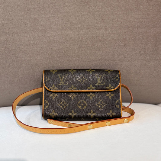 Louis Vuitton Vintage Monogram Florentine Waist Pouch With Strap