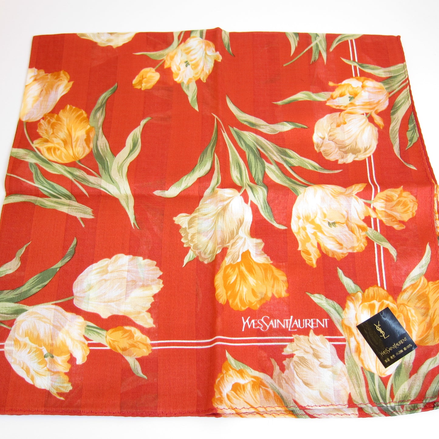 Yves Saint Laurent Vintage Unused Handkerchief