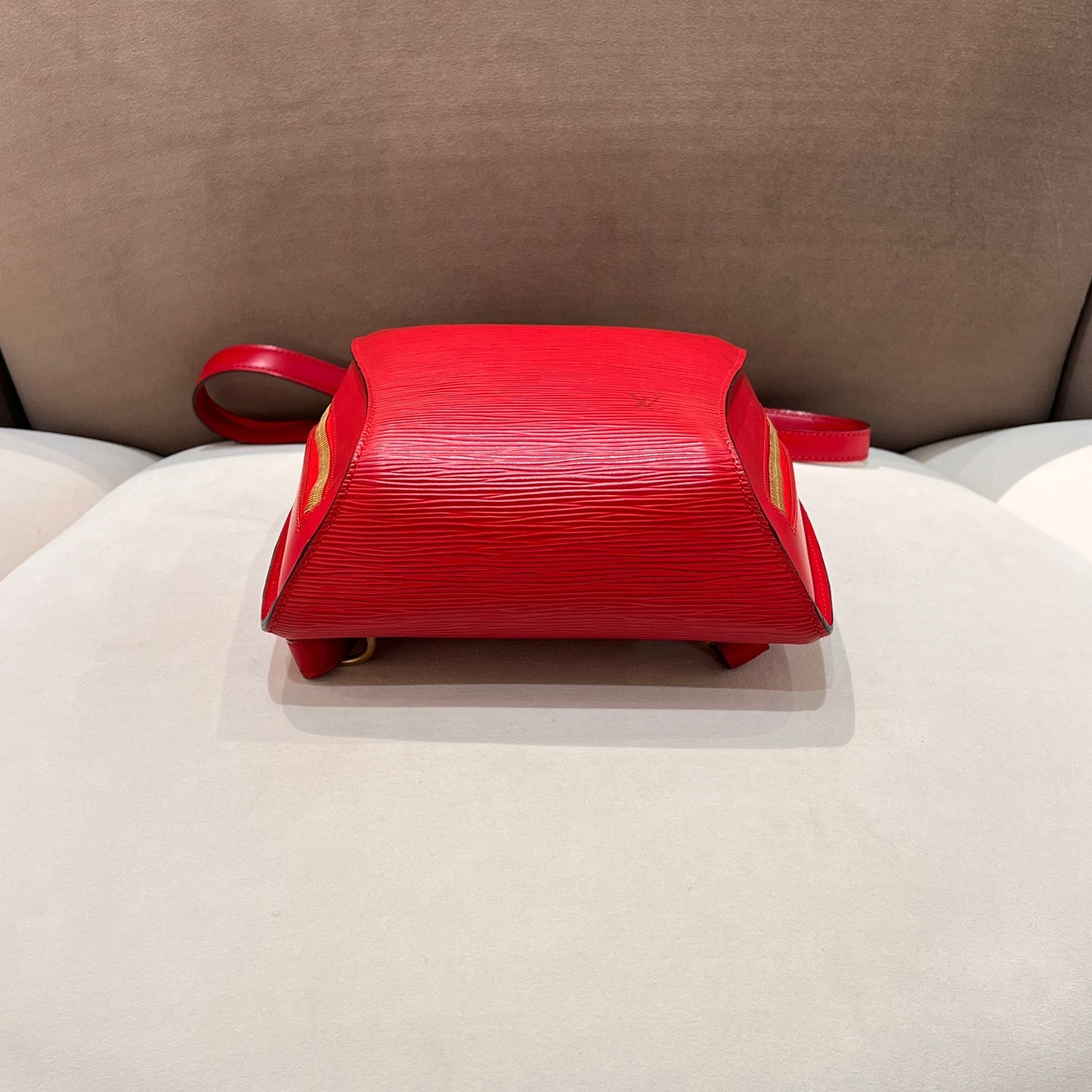 Louis Vuitton Vintage Epi Mabillon Castilian Red Backpack