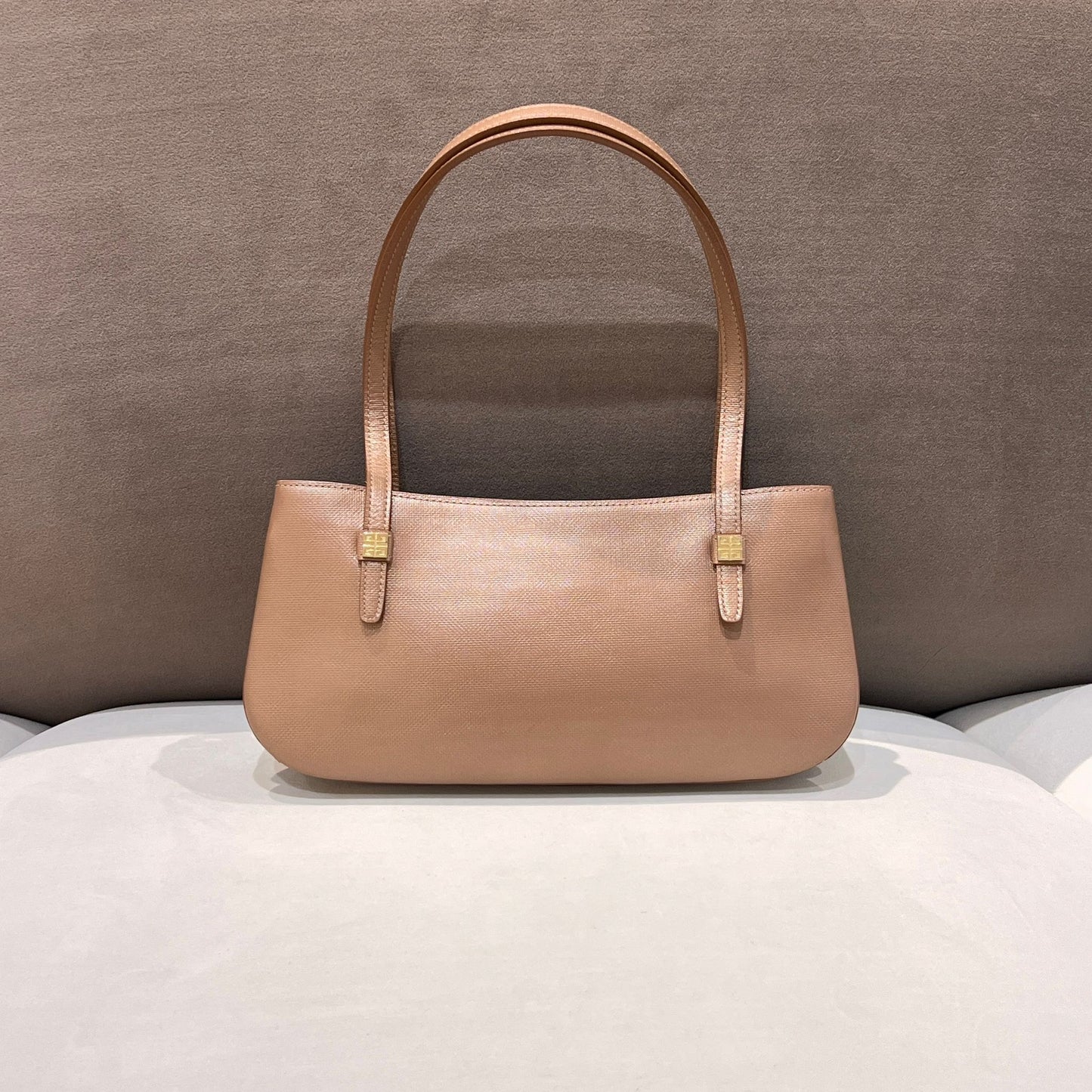 Givenchy Vintage Champagne Pink Leather Shoulder Bag