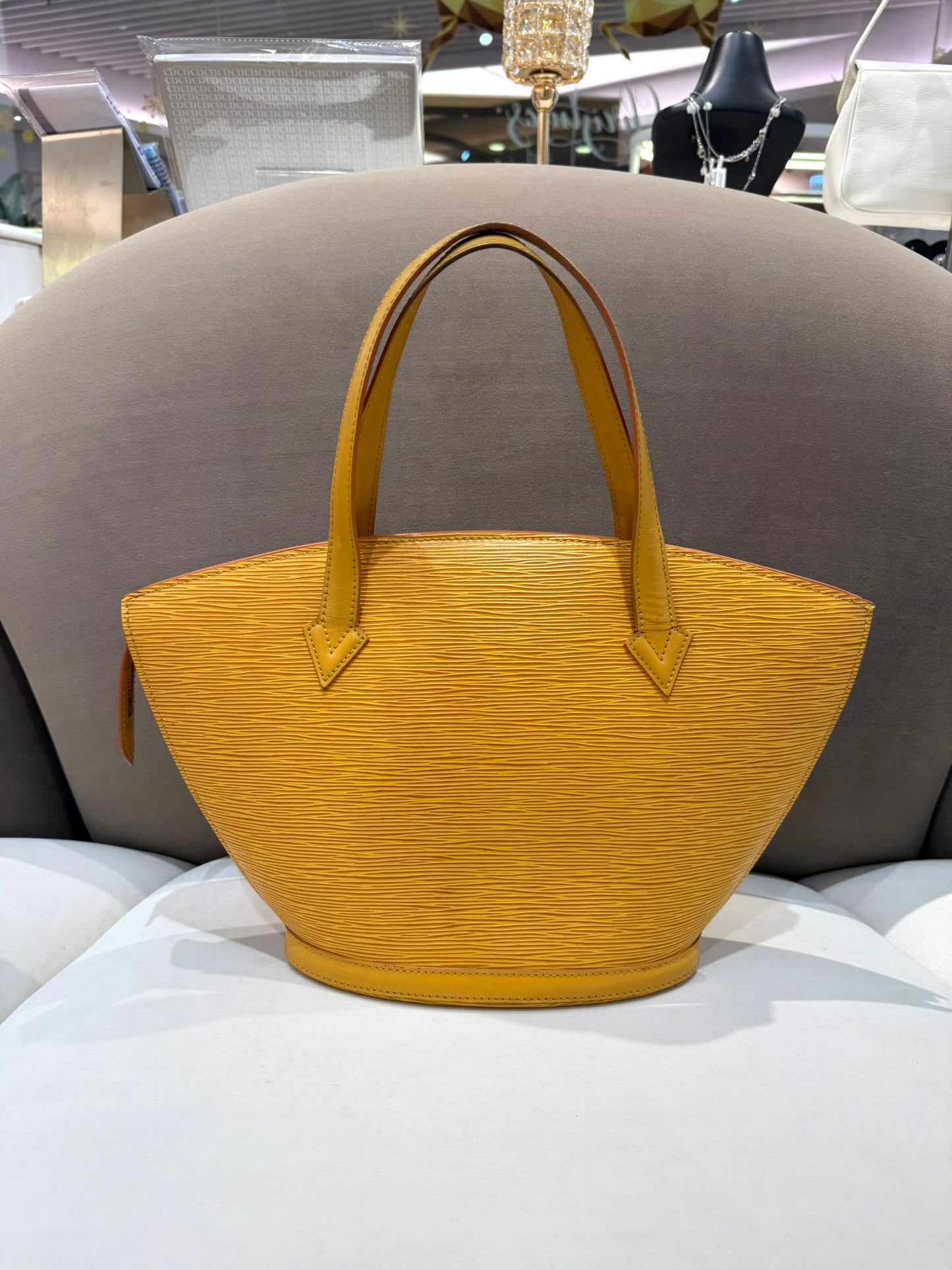 Louis Vuitton Vintage Epi Saint-Jacques Tassili Yellow Handbag