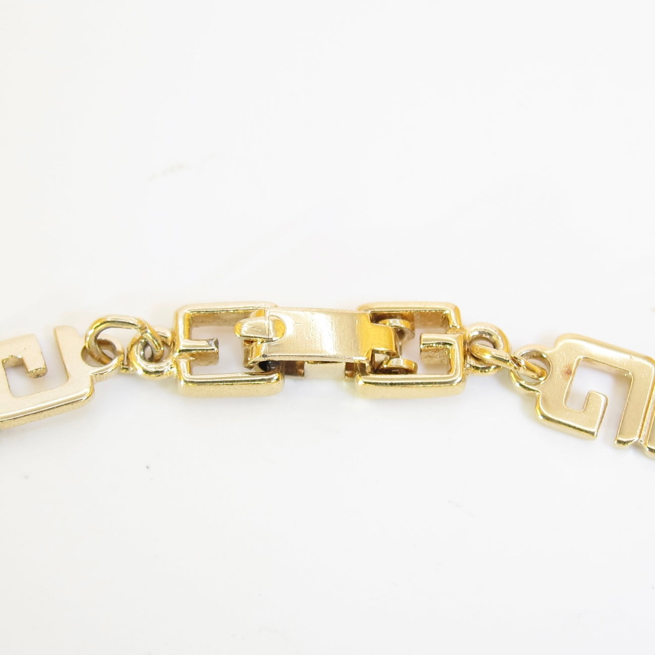 Givenchy Vintage GG Logo Golden Bracelet