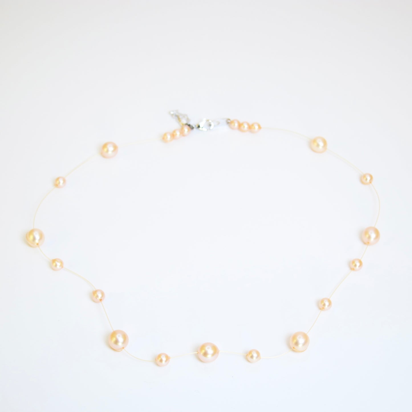 Tasaki Vintage Freshwater Pearl Necklace with Silver Buckle