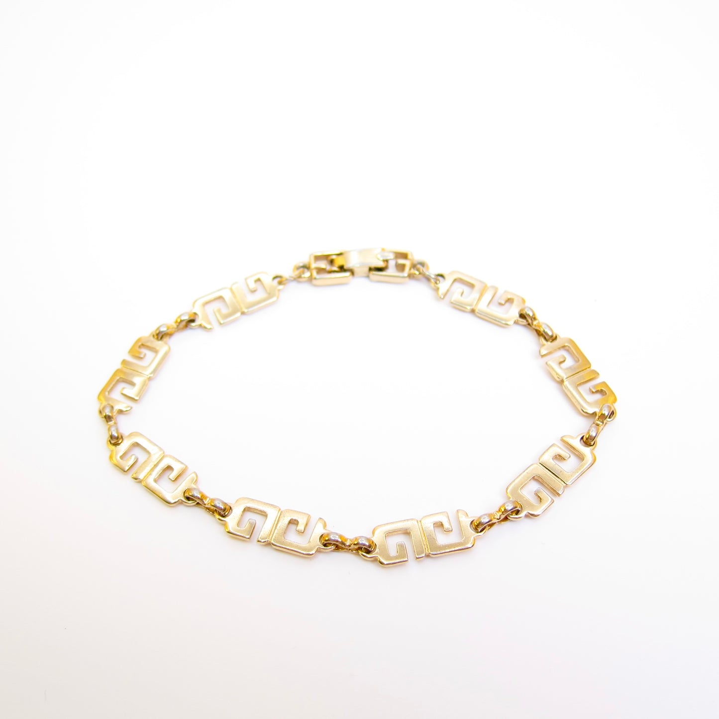 Givenchy Vintage GG Logo Golden Bracelet