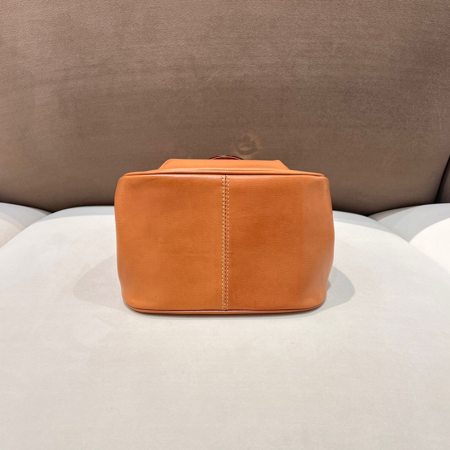 Givenchy Vintage Brown Structured Top Handle Bag