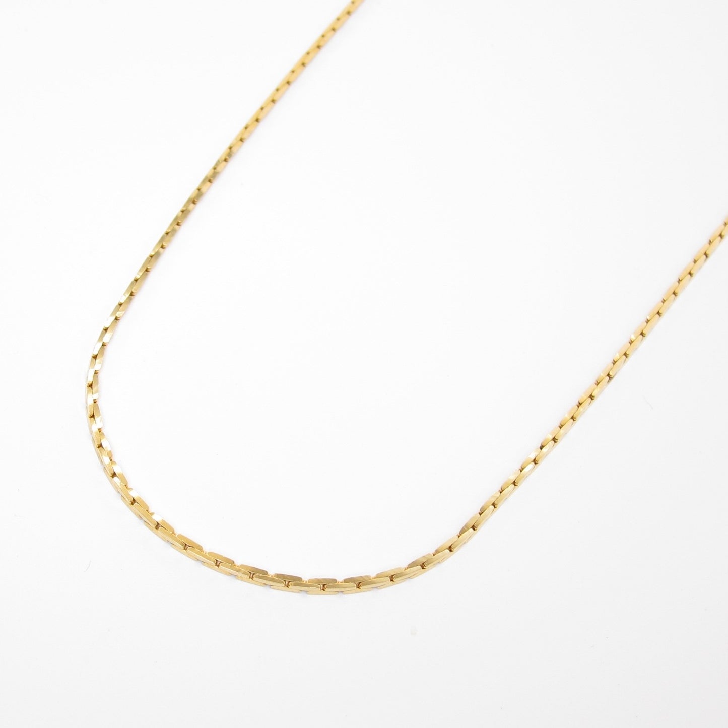 Givenchy Vintage Minimal Snake Chain Necklace