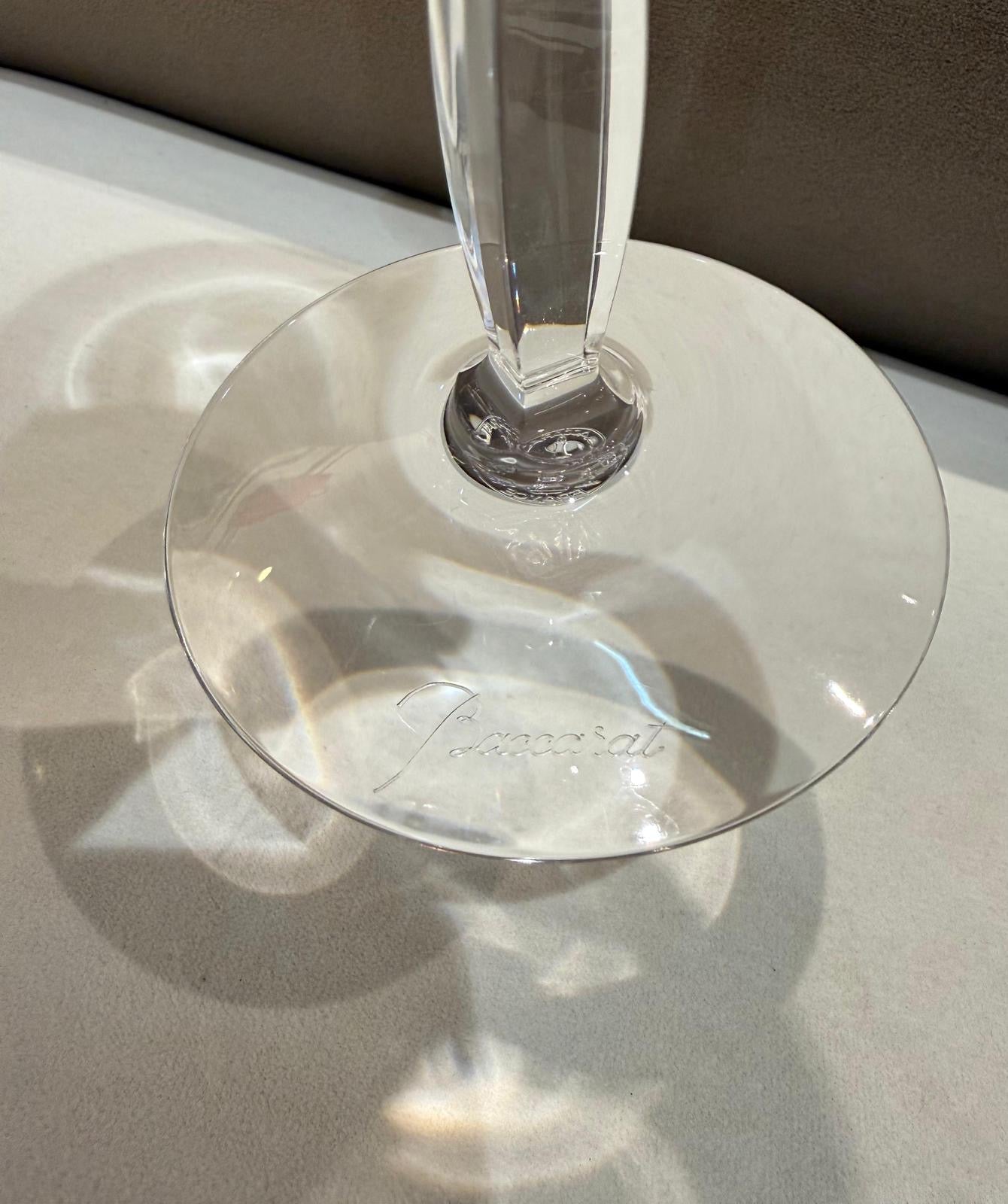 Baccarat Vintage Onde Crystal Wine Glass