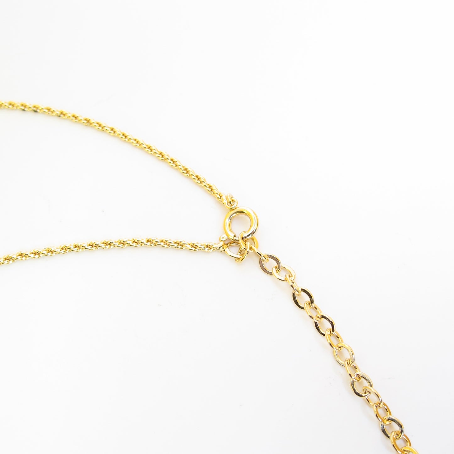 Christian Dior Vintage CD Logo Golden Necklace