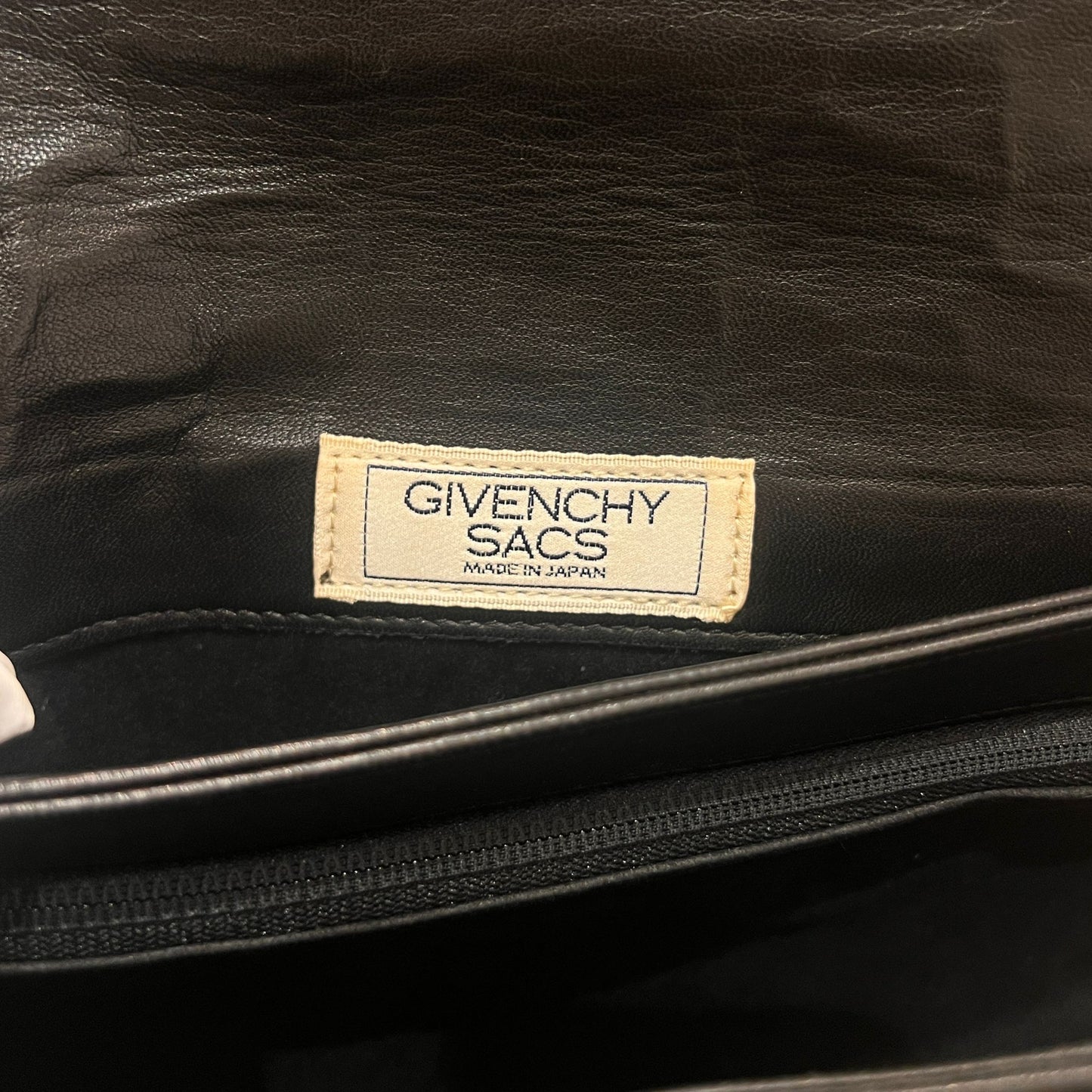 Givenchy Vintage Black Quilted Leather 4G Logo Flap Shoulder Bag