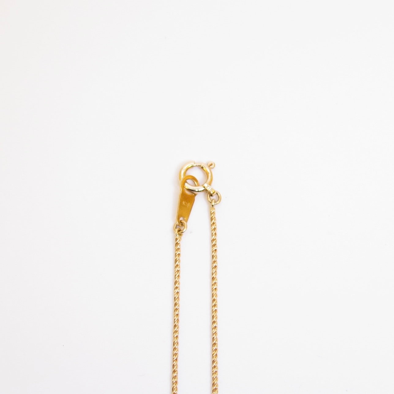 Tasaki Vintage 18K Gold Two Tone Pearl & 0.06ct Diamond Necklace