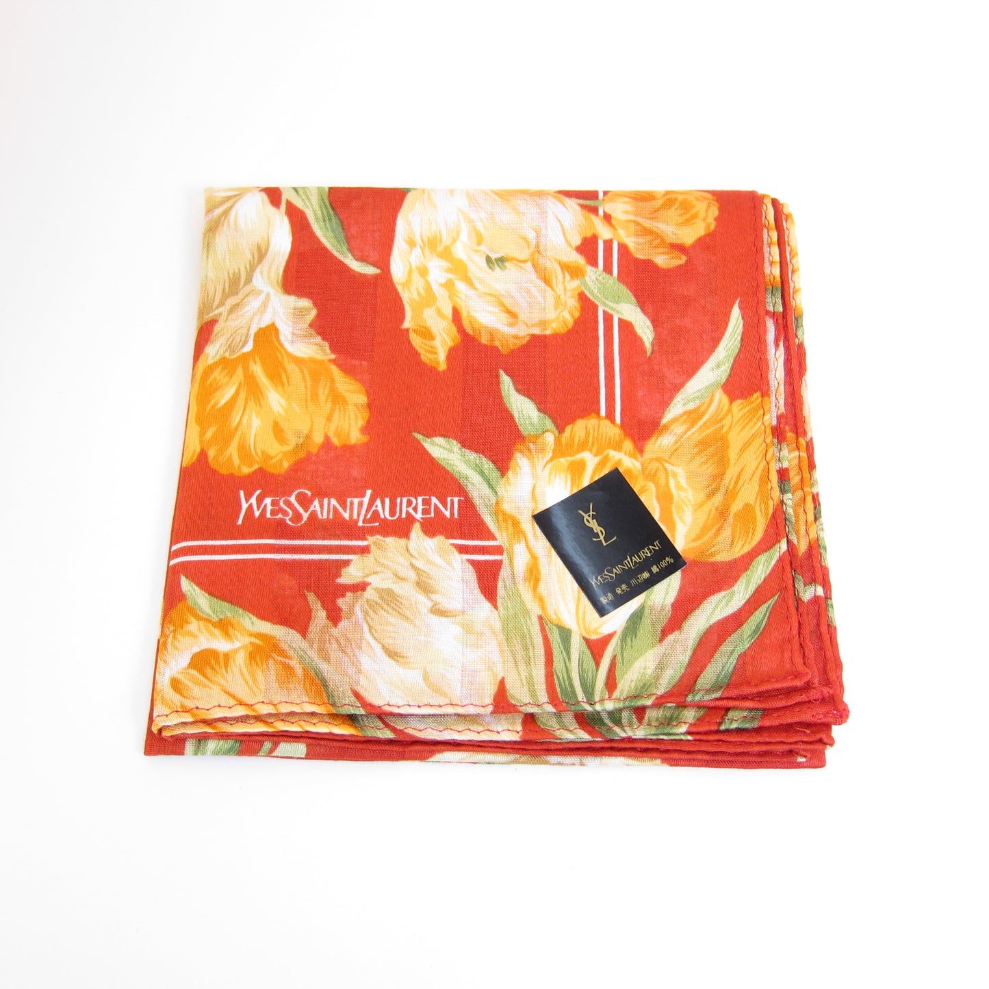 Yves Saint Laurent Vintage Unused Handkerchief