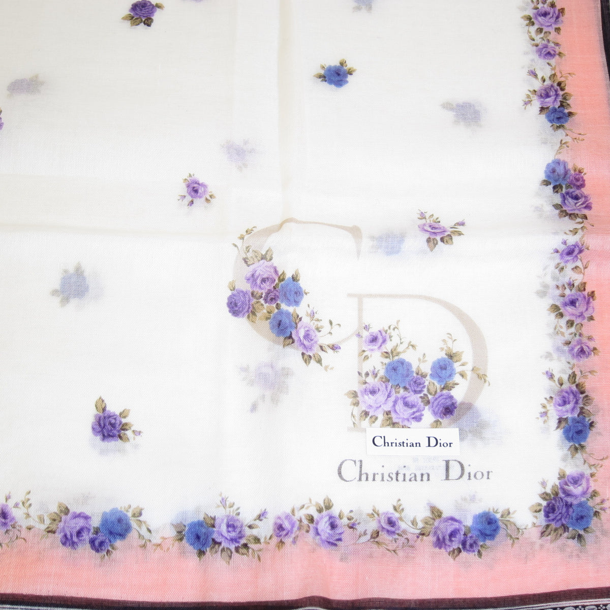 Christian Dior 花卉印花手帕套裝