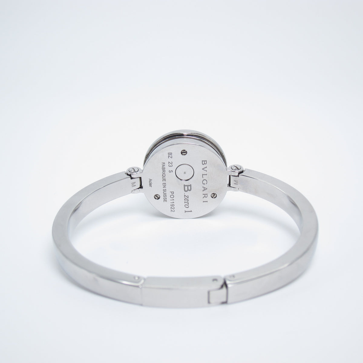 Bvlgari Vintage B.Zero 1 Black Shell Pearl with Diamond Dial Bangle Watch
