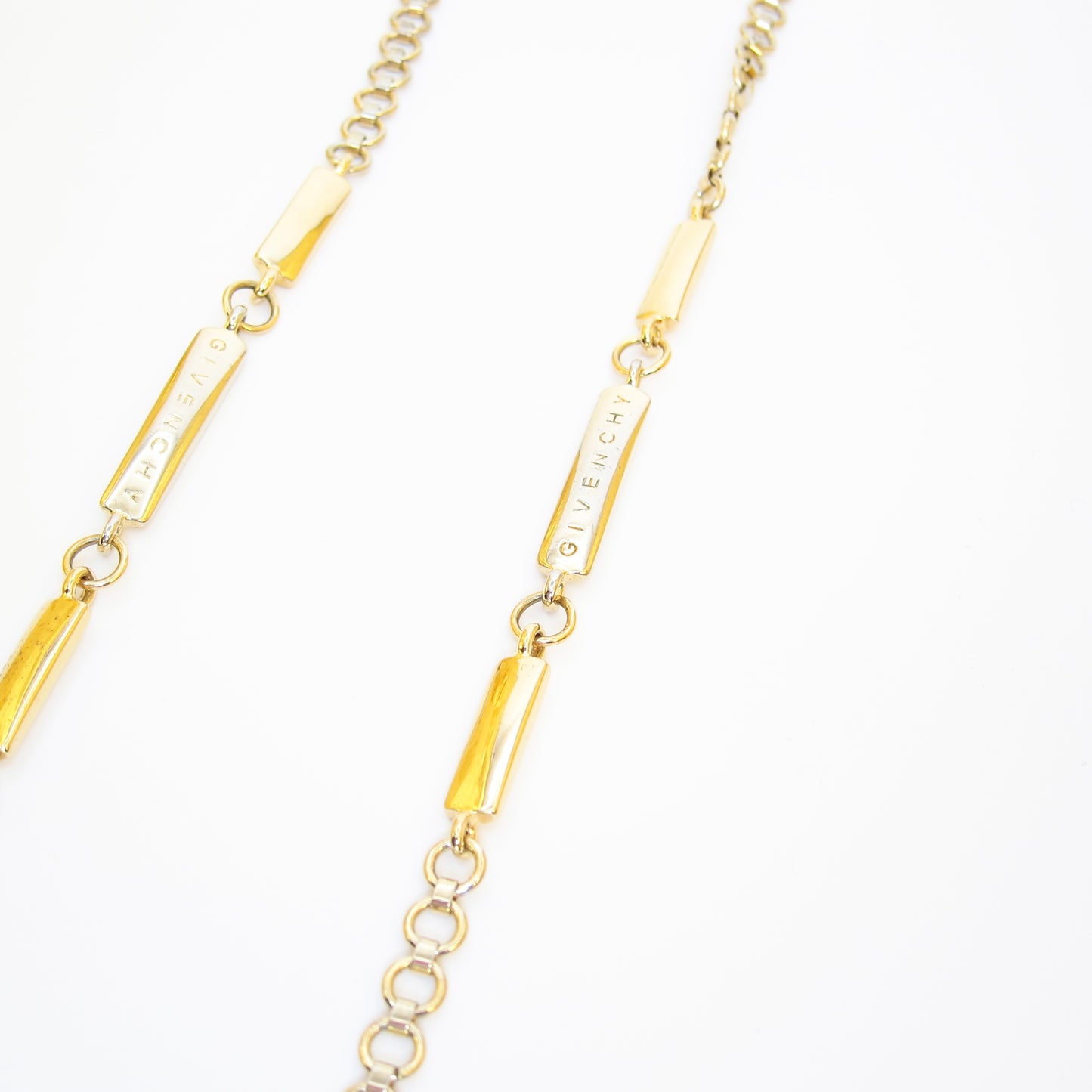 Givenchy Vintage Givenchy Logo Golden Long Necklace