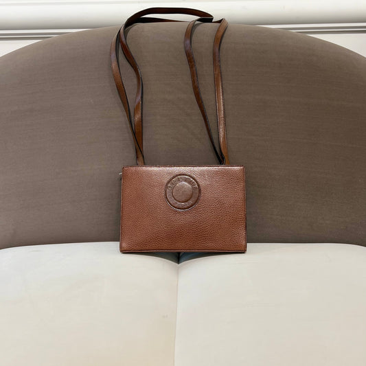 Celine Vintage Brown Leather Shoulder Bags