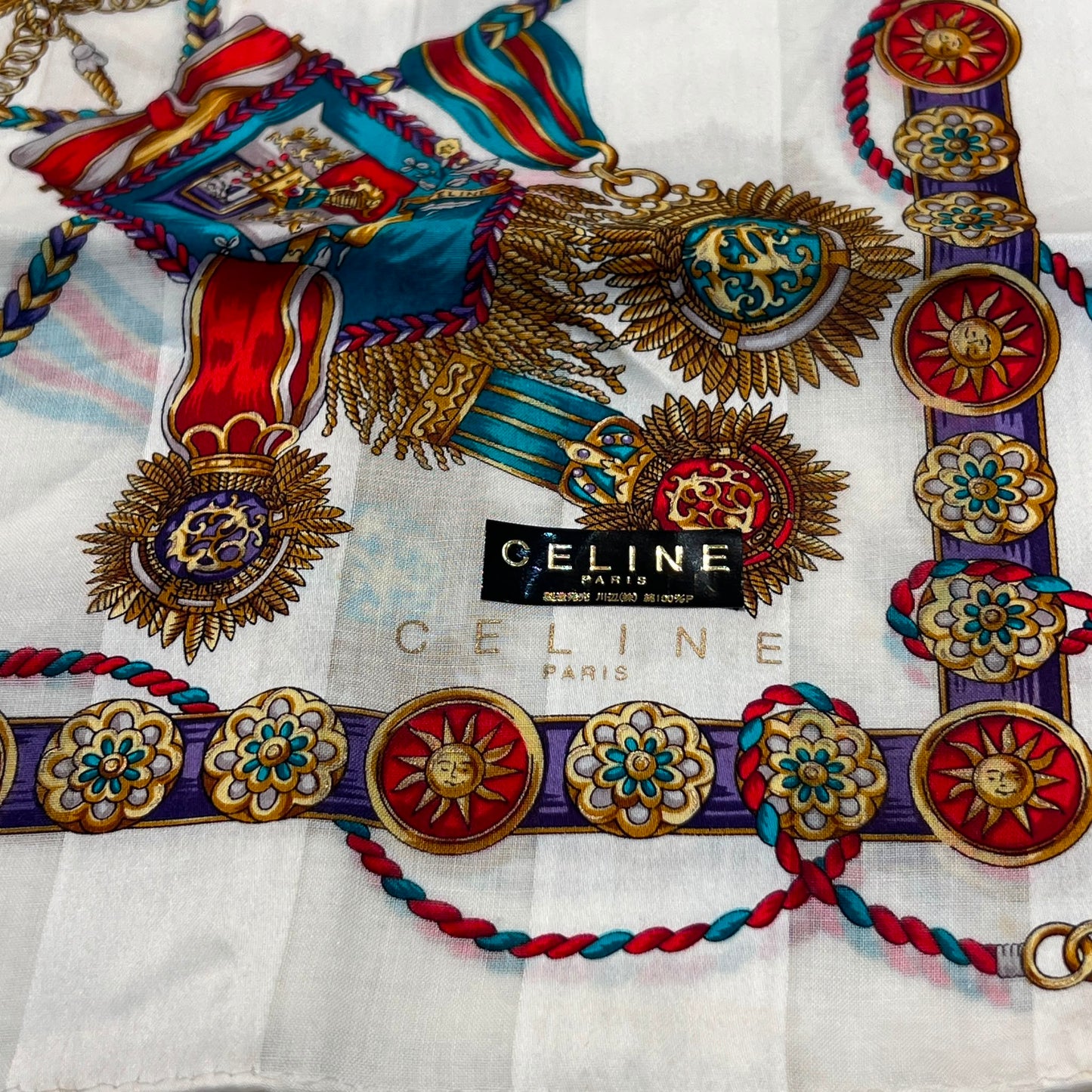 Celine Vintage Unused Handkerchief