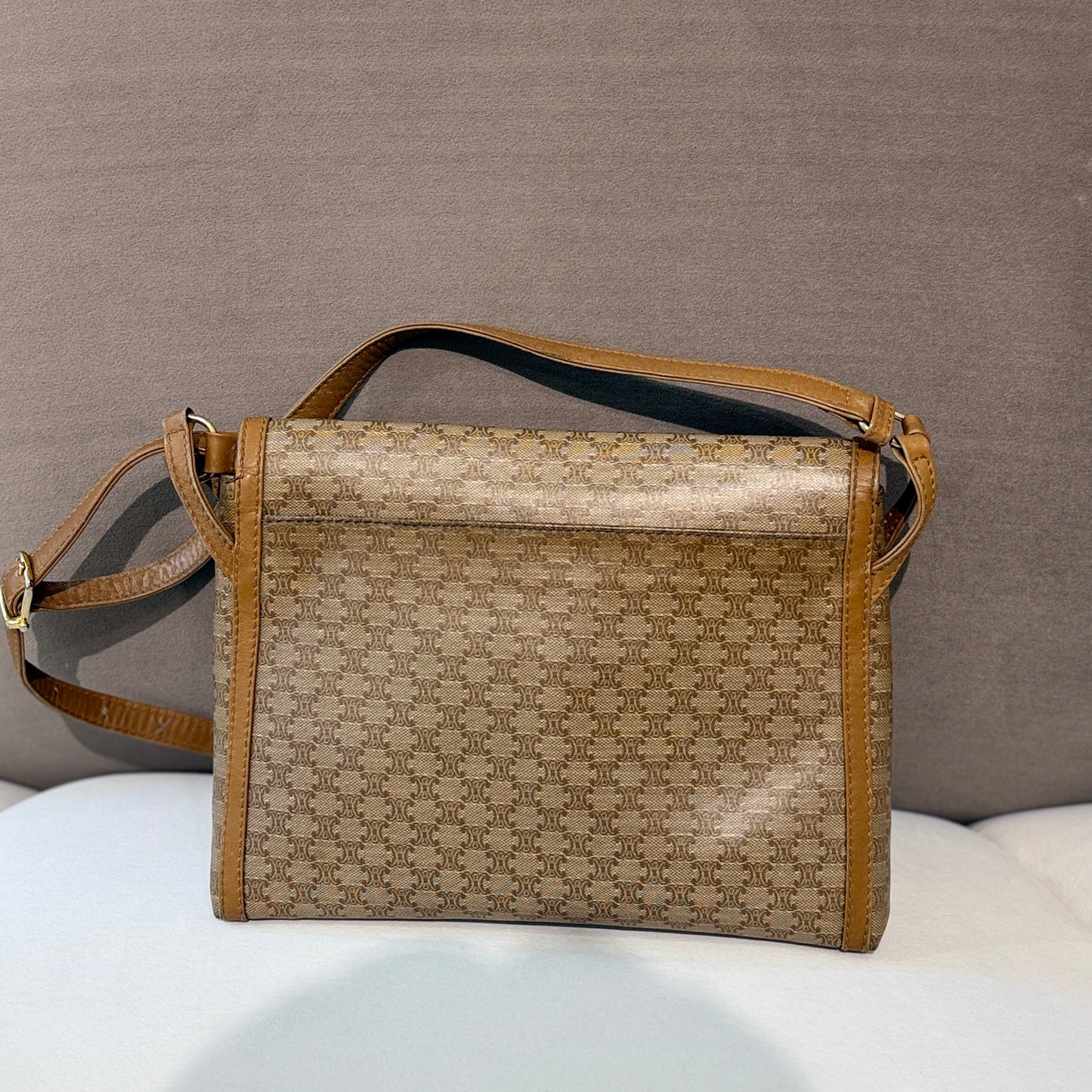 Celine Macadam Pattern Shoulder Bag