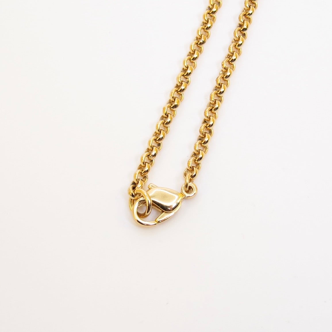 Christian Dior Vintage Dior Letter Charm Tassel Golden Long Necklace