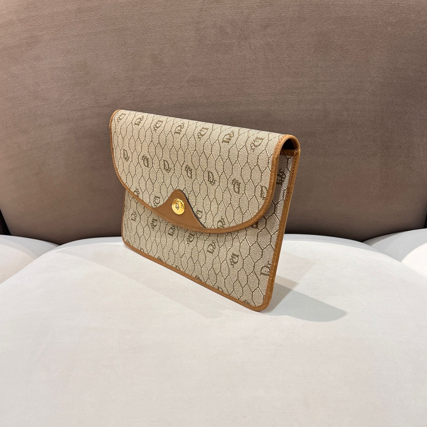 Dior Vintage Honeycomb Pouch