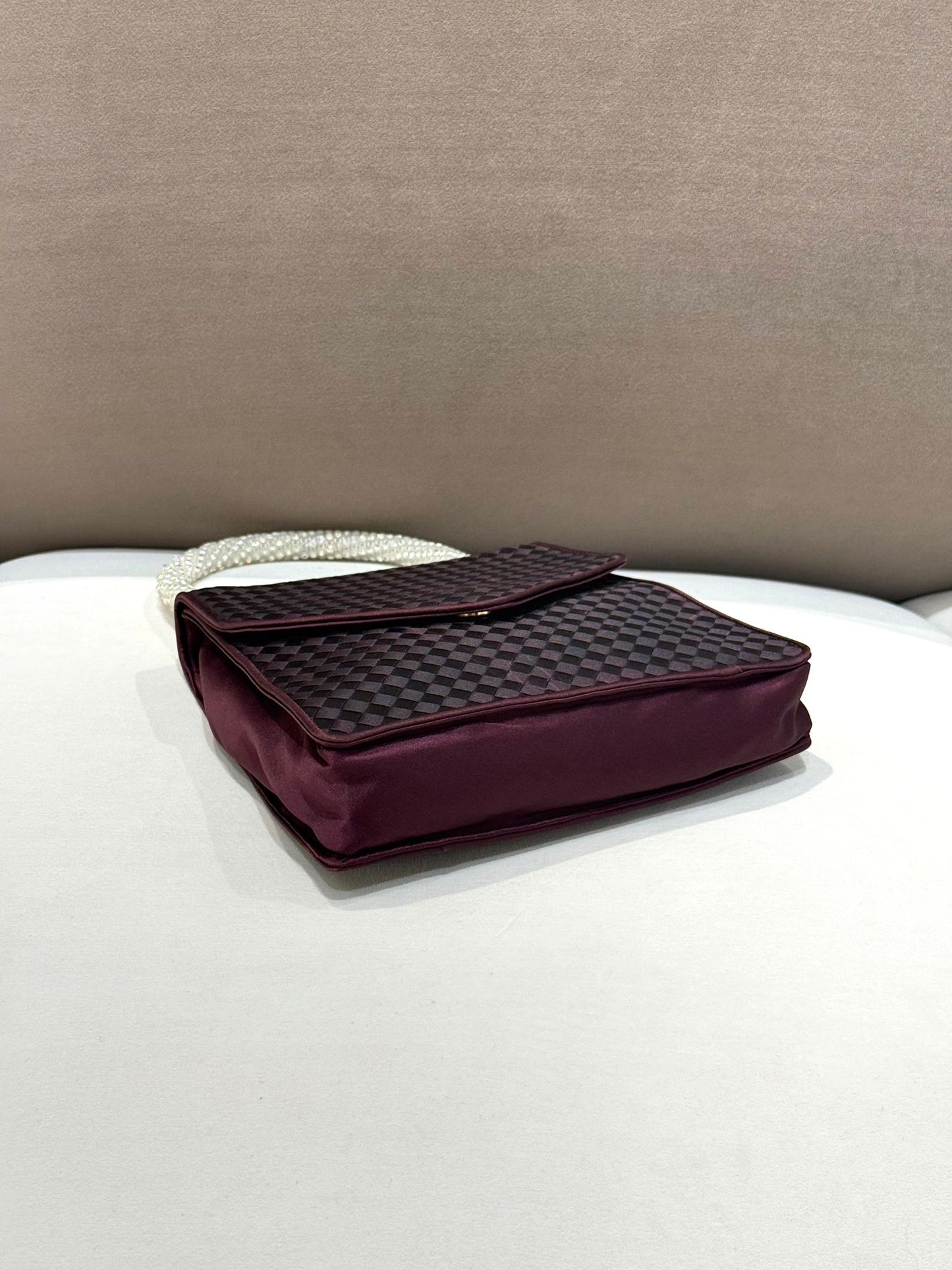 Bottega Veneta 復古 Intrecciato 編織皮革頂部提手手提包